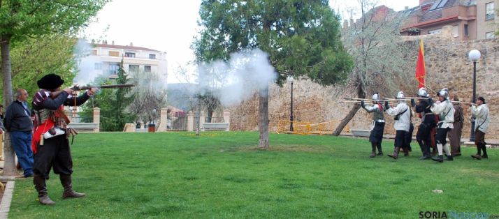 Escenificación comunera en el parque de Santa Clara. / SN