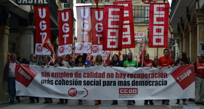 Manifestación del 1 de mayo en 2014. / SN