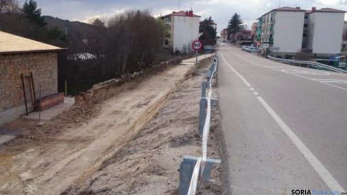 Camino nuevo lavadero Navaleno