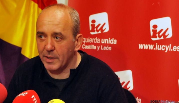 Enrique García, coordinador de IU en Soria. / SN