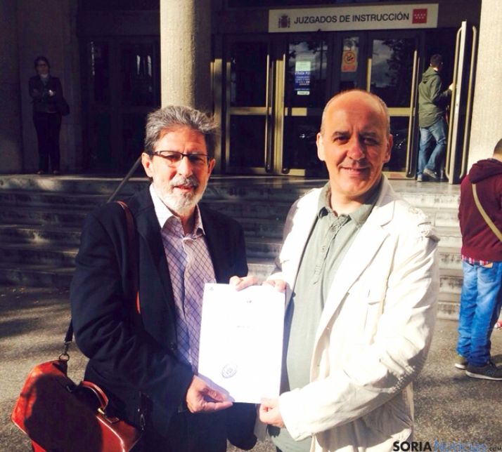 Barrena (izda.) y García, en Madrid. / EG