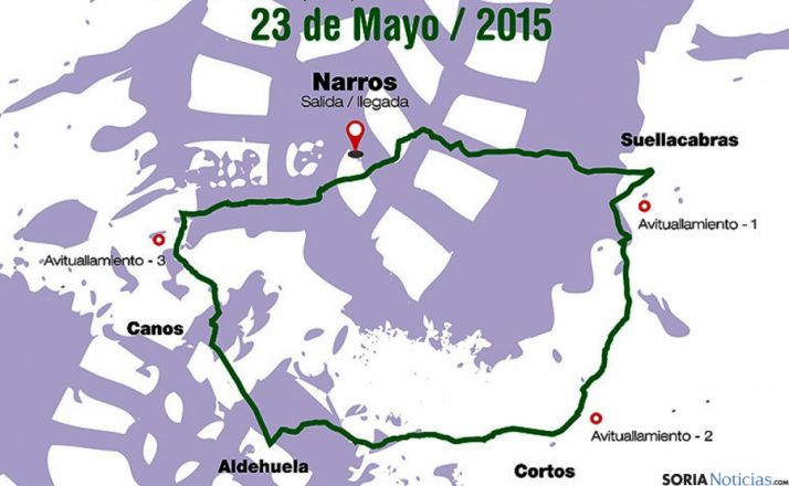 Mapa del recorrido. / AAN