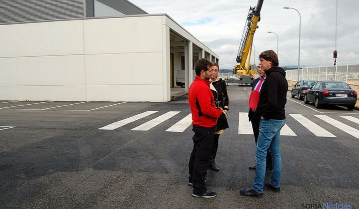 Visita municipal a las naves nido. / Ayto.