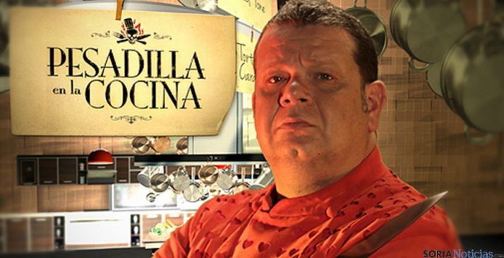 El chef Alberto Chicote, eje del programa Pesadilla en la coina. 