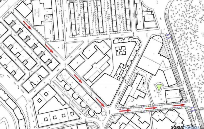 El plano con los accesos. / Ayto.