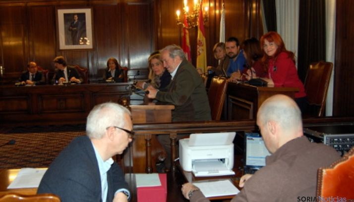 Imagen del sorteo en el pleno