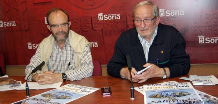 Martínez (izda. ) y Bárez, este martes. / Ayto.