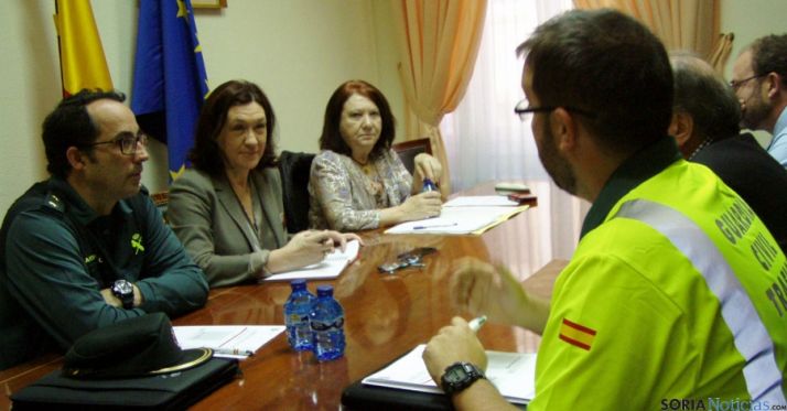 Comisión Provincial de Tráfico este jueves. / Subdeleg.