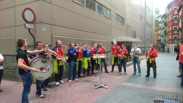 Charanga en las calles de Zaragoza