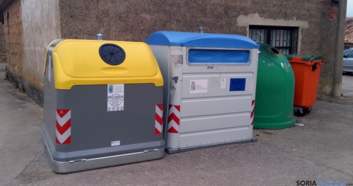 Los contenedores en Cubo de la Solana.