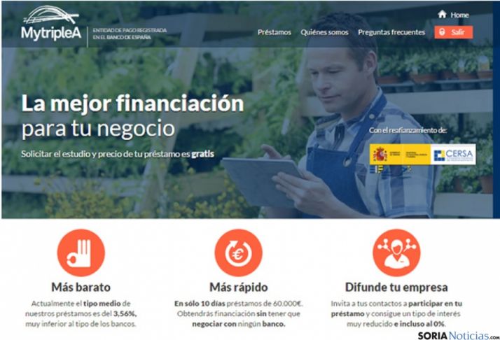 Página de MyTripleA