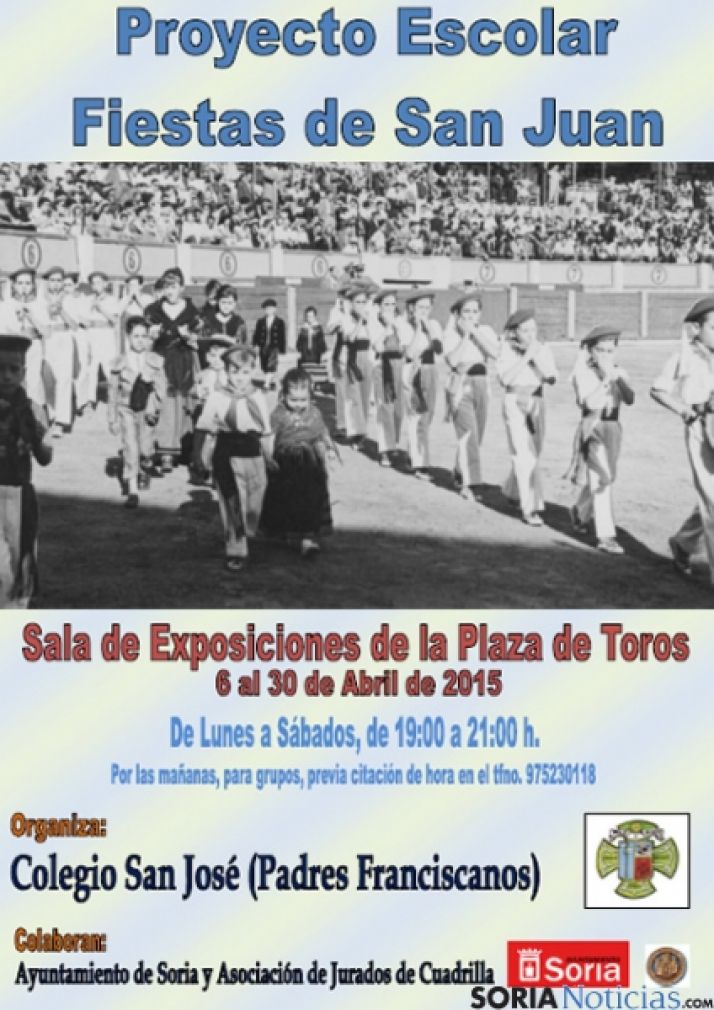 Cartel San Juan en la escuela