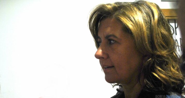 La viceconsejera, Begoña Hernández, este jueves en El Hueco. / SN 