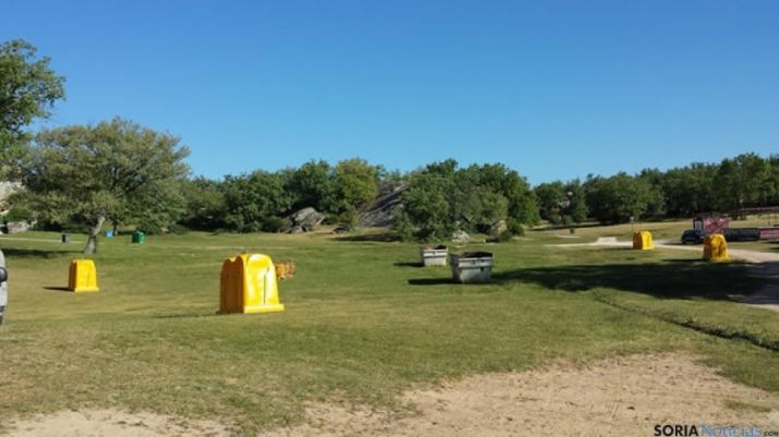 Contenedores en Valonsadero