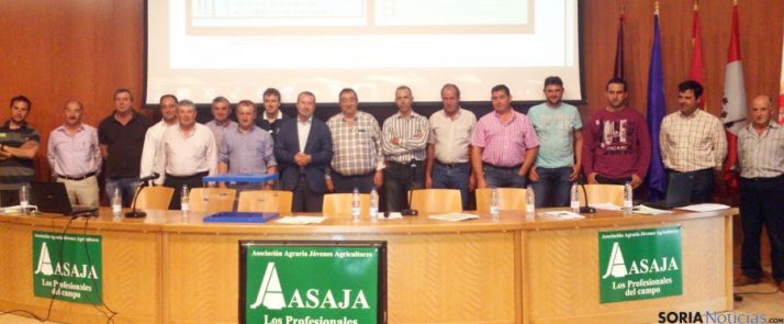 La nueva junta directiva de ASAJA Soria. / AS