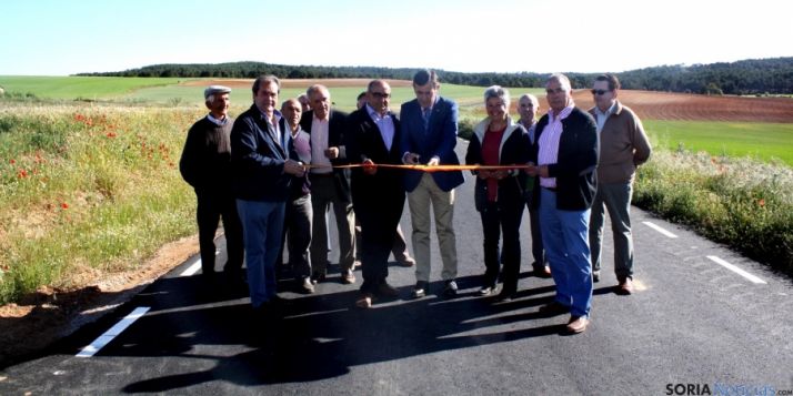 Visita institucional de la Diputación a la carretera. / Dip