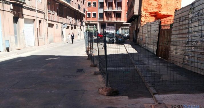 La alineación en la calle San Martín de Finojosa. / Ayto.