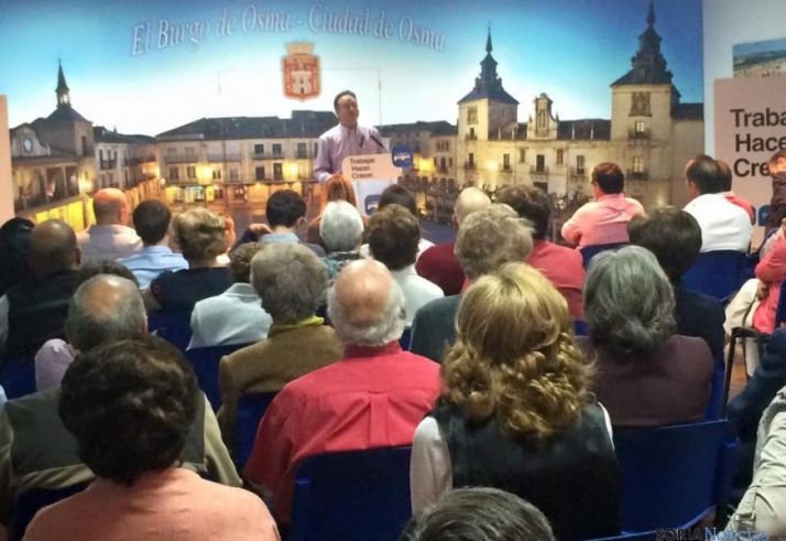 Acto del PP en El Burgo de Osma