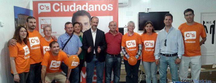 Los candidatos de Ciudadanos al Ayuntamiento del Burgo. / SN