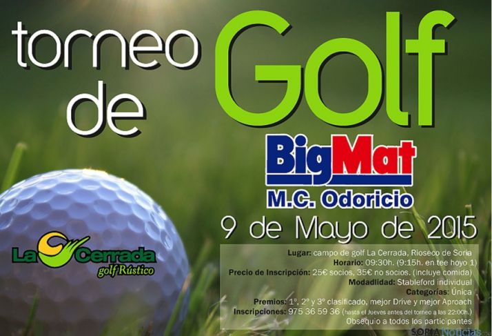 El torneo dará comienzo a las 9.15 horas. 