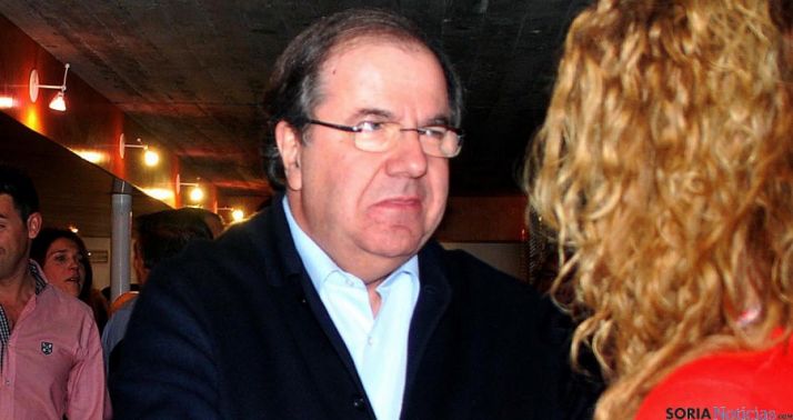 Herrera, en una reciente visita a Soria. / SN