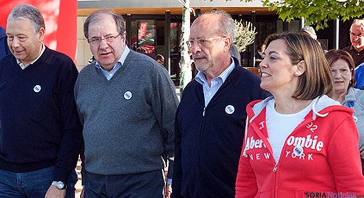 Juan Vicente Herrera, en la marcha de Asprona. 