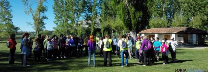 Participantes en la ruta