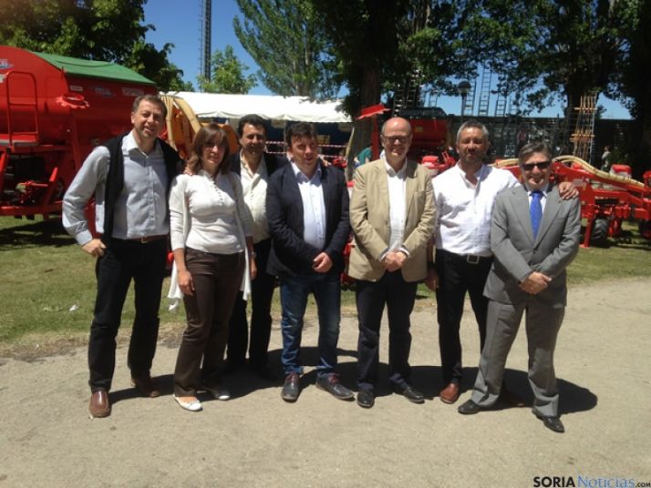 Los socialistas en la Feria de Almazán