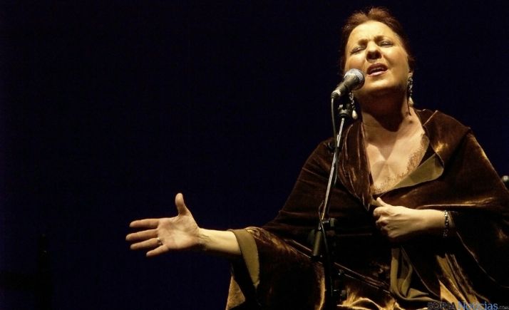 La cantaora Carmen Linares. 