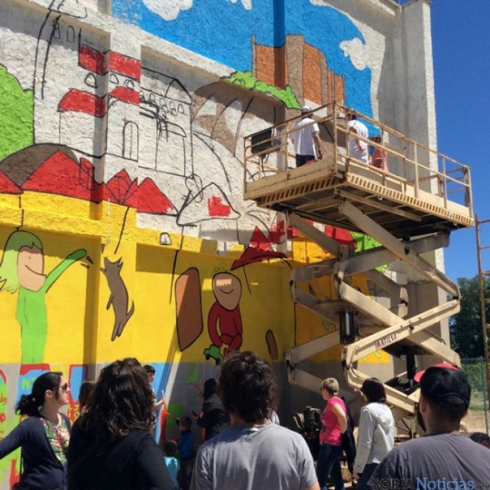 El mural esta mañana