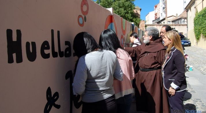 El mural pintado por Escolapias. / Ayto.