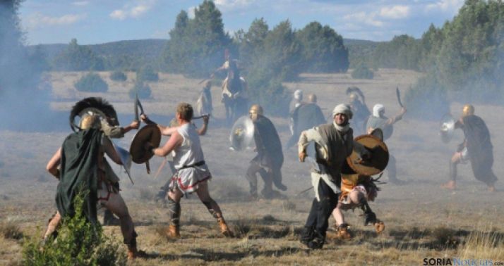 Imagen de una escena sobre una película de Numancia