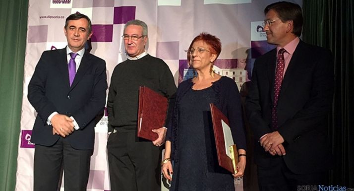 La entrega de los últimos galardones fue en Ólvega. / Dip.