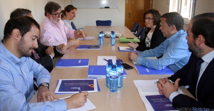 La reunión entre PP y FOES. 