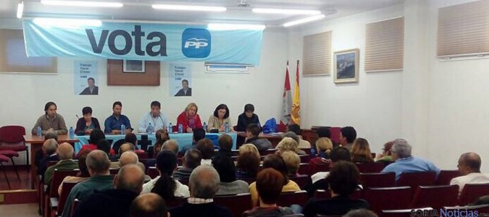 Cierre de campaña en Arcos de Jalón. 