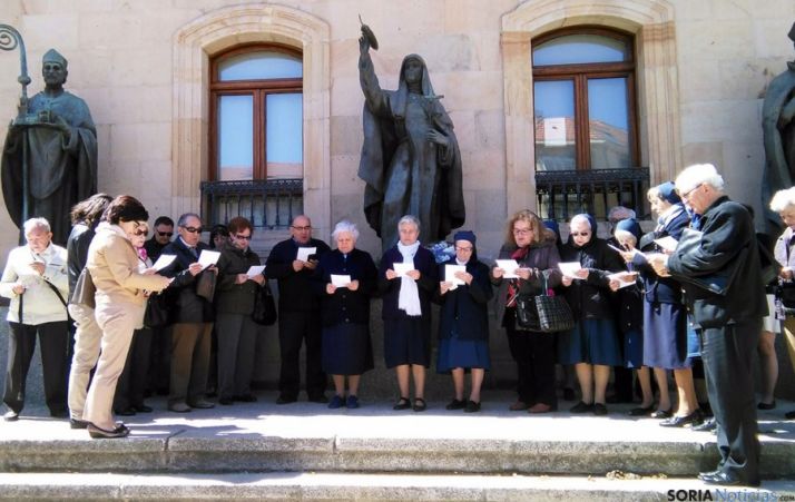 Un momento de la celebración este viernes. / SN