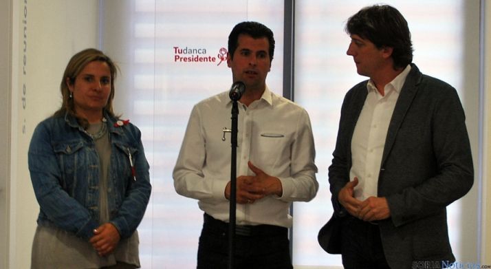 Tudanca (ctro.) entre Pérez y Mínguez. / SN