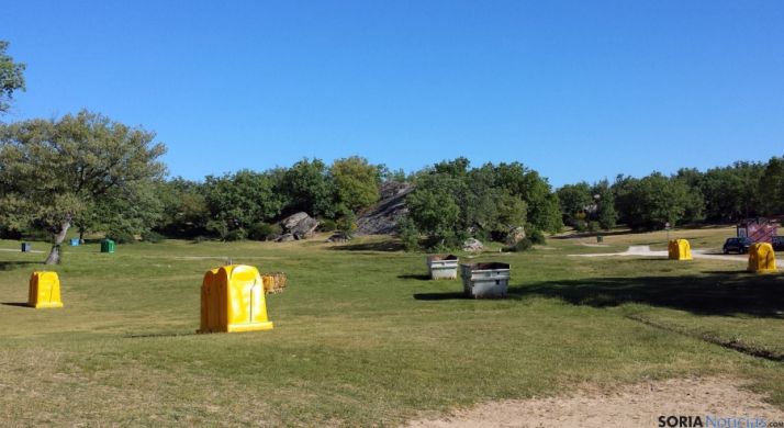 Contenedores en Valonsadero. / Ayto.