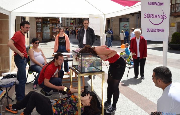 Efecto Pecera con Patricia Zalama. /Vanessa Rico