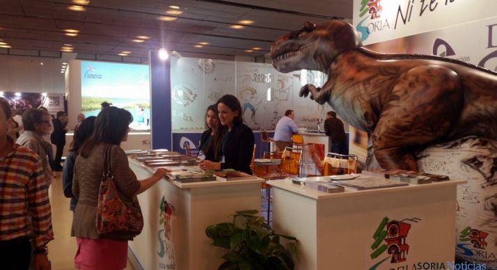 El stand de la Diputación en Zaragoza.
