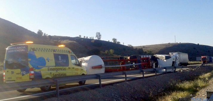 Imagen del accidente de este viernes. / SN