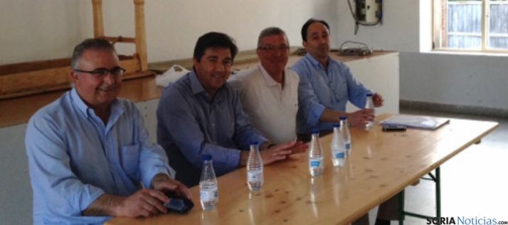 Mitin de Peregrina en Talveila