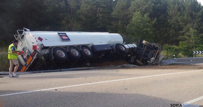 Imagen del siniestro esta tarde. / SN