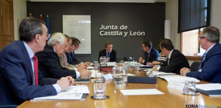 Reunión del consejero con los delegados territoriales