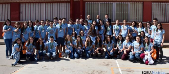 Los participantes en esta iniciativa educativa de la Junta en Soria. / Jta.