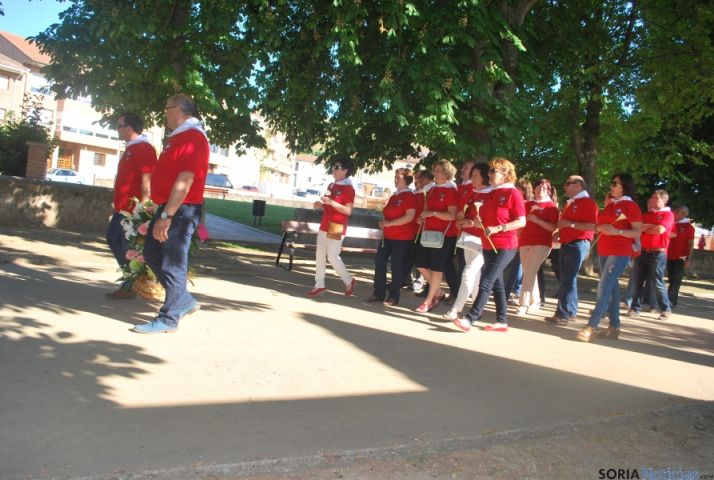 La ofrenda de flores en Ágreda. / SN