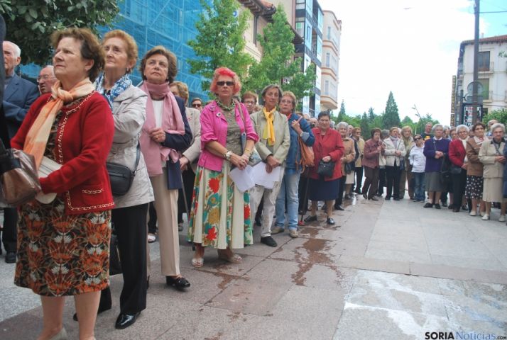 Imagen de la ceremonia de la llegada del bastón. / SN