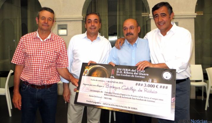 Entrega del galardón en San Esteban de Gormaz. / Dip.