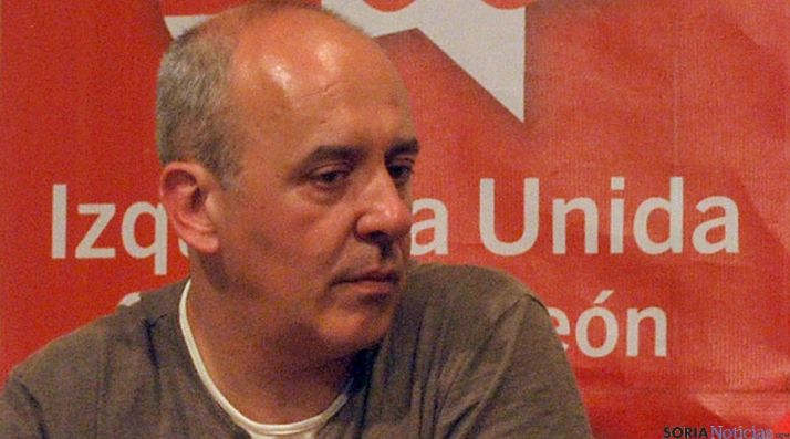 Enrique García, coordinador de IU en Soria. / SN