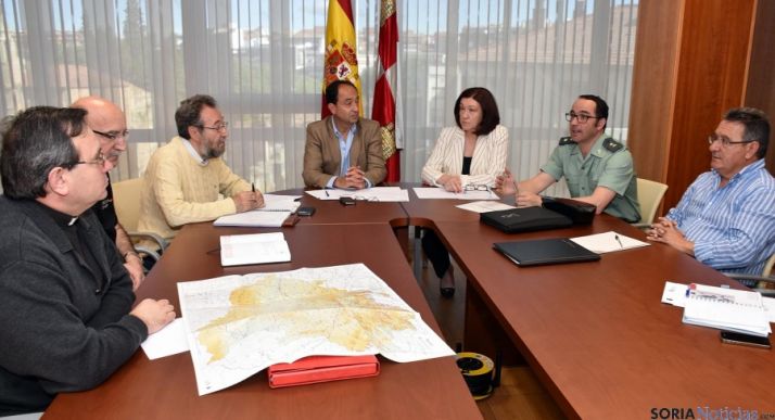 Reunión del Comité Territorial de Seguridad este martes. / Jta.